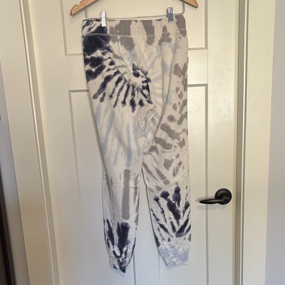 Z Supply Tie-Dye Track Pants - Gray and Cream - Picture 2 of 2